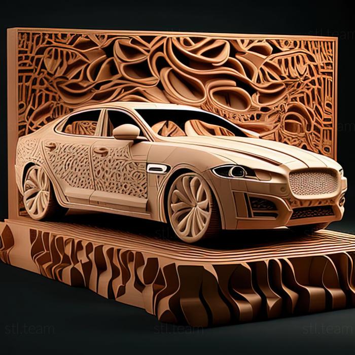 3D model Jaguar XF (STL)
